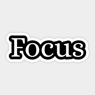 Focus Sticker